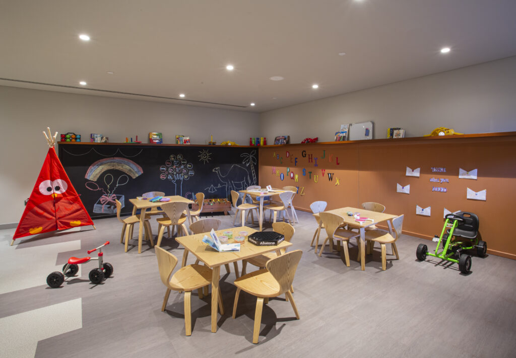 A comprehensive play area packed with daily art and craft activities can be found at the Alila Hinu Bay resort. Image credit: Alila Hinu Bay
